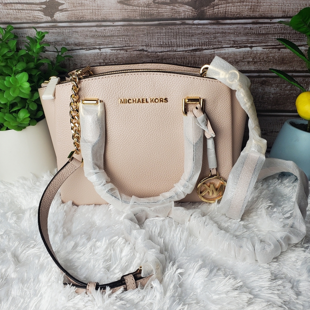 Maxine Michael Kors brand new in bag messenger bag rose gold